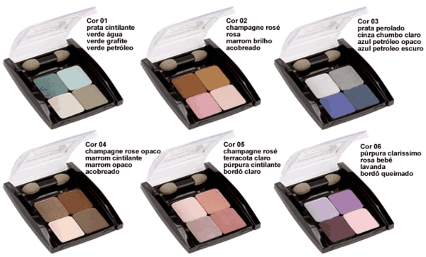Sombras Quarteto Make-Up