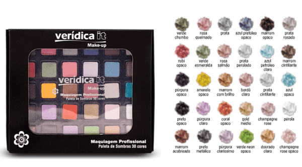 Paleta de Sombras 30 cores Make-Up